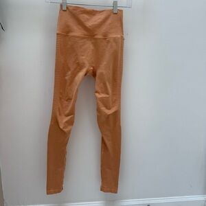 Alphalete Amplify Leggings Small | Seamless Contour | Orange